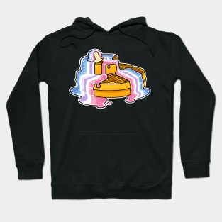 Bigender Pride Waffles LGBT Hoodie